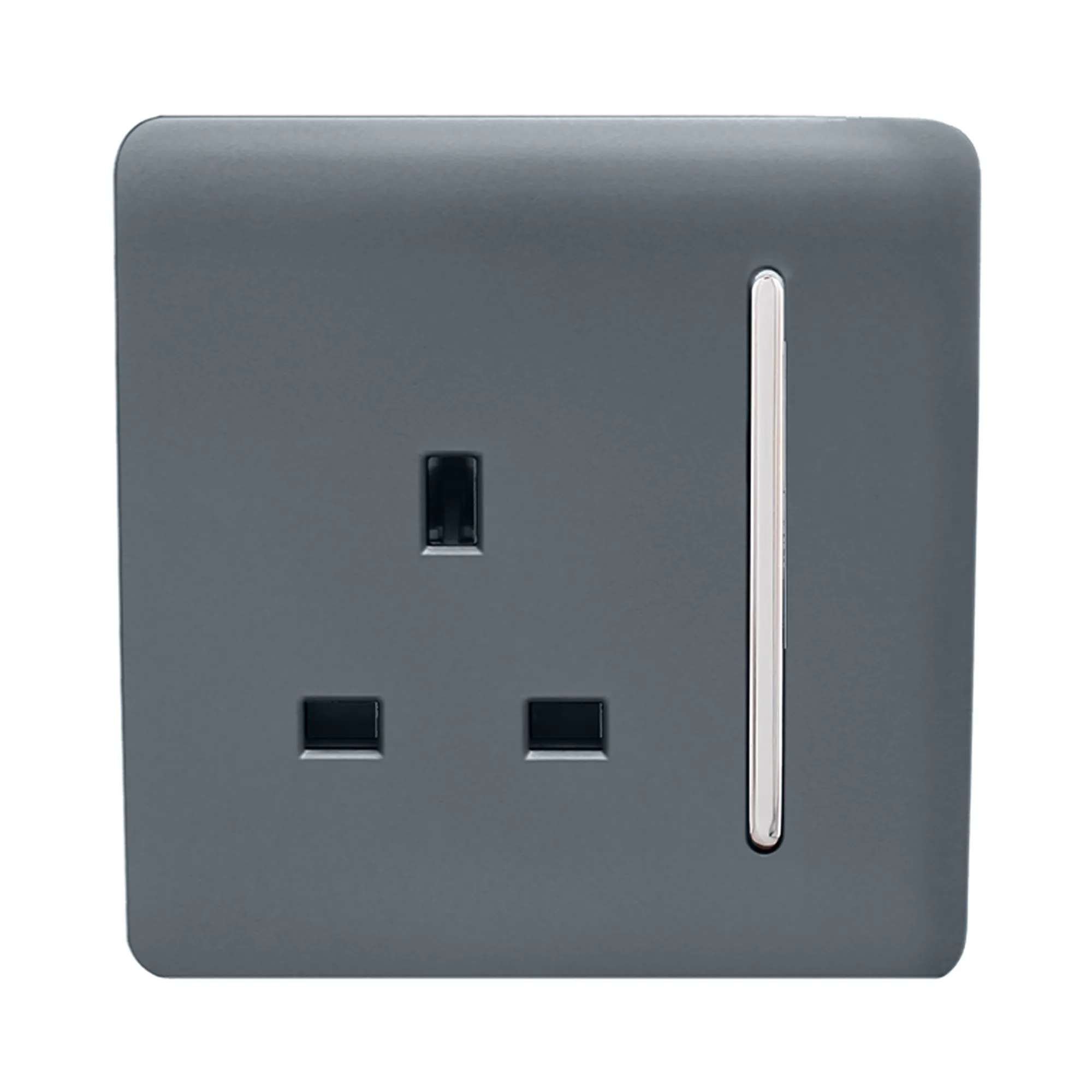 ART-SKT13WG  1 Gang 13Amp Switched Single Socket Warm Grey